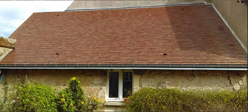 Toiture après rénovation par JM COUVERTURE - Résultat professionnel réparation toiture Lot